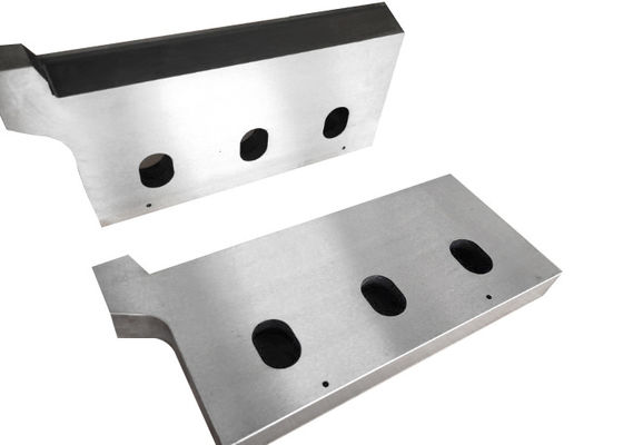 کیفیت  Steel Sheet Metal Cutting Shear Blades Flying Shear Cutting For Rebars کارخانه