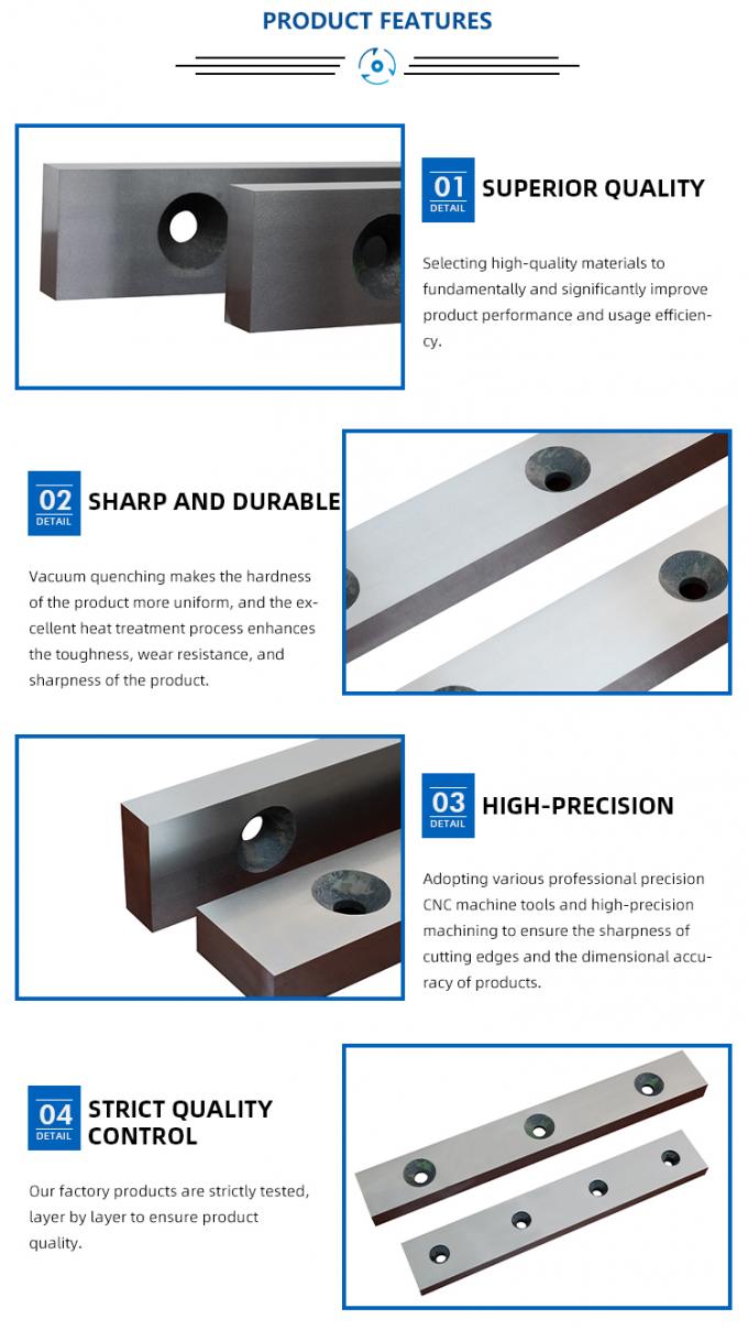 تیغه های تراش ربار هیدرولیکی صنعتی برای برش فلز ورق دقیق 1